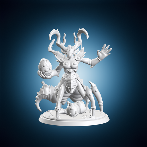 Andariel Spider Monster Female RPG Creature Statue