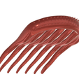 Hair-comb-barrette-17-v8-04.png PLEAT HAIR COMB barrette Multi purpose Female Style Braiding Tool hair styling roller braid accessories for girl headdress weaving fbh-17 3d print cnc