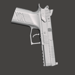 091.png Cz P09 Real Size 3D Gun Mold