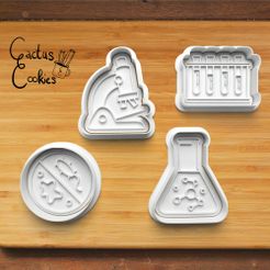 Bild.jpg Archivo 3D Juego de cortapastas científicos 0390・Plan de impresión en 3D para descargar