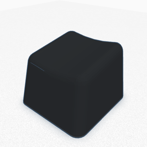 MX Cherry blank keycap 3D model