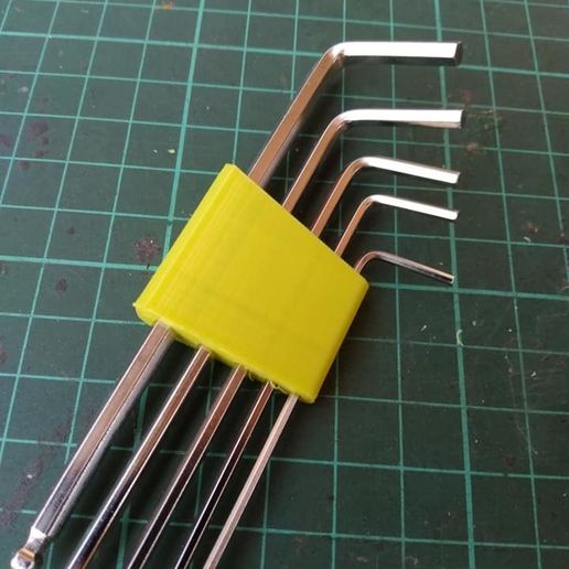 Download free STL file Allen wrench holder for Ender 3 • 3D printing