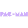 Logo Pacman v1 .stl Pacman Stand Arcade Pixel