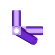 pvc-hip1.stl Space Frame connector for PVC 1" pipe