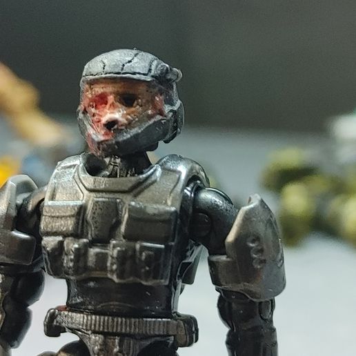 🪖 H2A ODST Flood Casco v1 Halo Mega Bloks/Construx・Archivo STL
