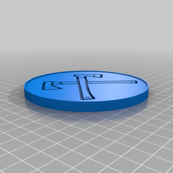 bHAqlqV8wAc.png Fichier STL gratuit Sous-verre de la hache・Objet imprimable en 3D à télécharger