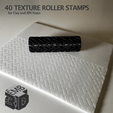 XPS5_large.png 40 CLAY AND XPS FOAM TEXTURE ROLLER STAMP (Trial)