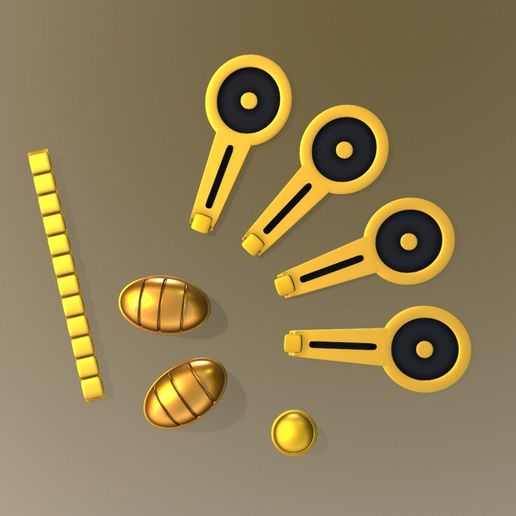 Bruno JJBA cosplay set - 3D model önizlemesi