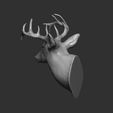 4-ZBrush-Document.jpg Deer head-WALL MOUNTED