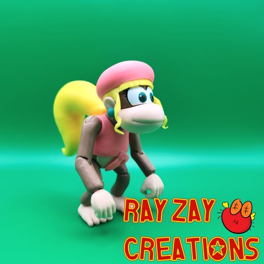 20250404_221125.jpg Dixie Kong Custom Action Figure