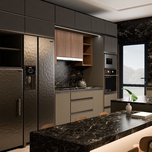 MODERN KITCHEN  3D model 3D model