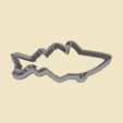 model-1.png Alaskan Pollock (3) COOKIE CUTTERS, MOLD FOR CHILDREN, BIRTHDAY PARTY