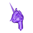 Head.stl Princess Celestia with Axe