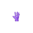 Aura Glove 3D Model.obj Arcanum Core - Cyber-Relic Gauntlet