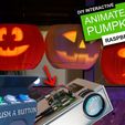 Thingiverse_Cover_Card.jpg DIY Interactive Projected Pumpkins - Raspberry Pi controlled and 3D printed Halloween project