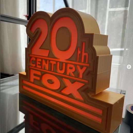 20th FOX lamp 3D model