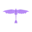body.stl FLYING TOOTHLESS DRAGON