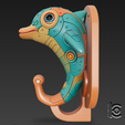 SNAG-0332.png MechDolphin Hook - Aquatic Utility Companion STL