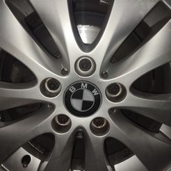 IMG_20230418_202013.jpg STL file Fixed Wheel Center Cap (Single Extruder)/Floating Wheel Center Cap BMW (Single Extruder)・Design to download and 3D print