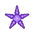 Flexi starfish body №2 STL.stl FLEXI STARFISH