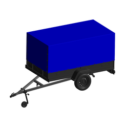 1.png 3D file Car trailer・3D printable model to download