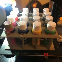 IMG-6244_2.jpg Archivo STL gratis Estación de botellas de pintura totalmente modular・Objeto para impresora 3D para descargar