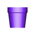 Extruded Flower Pot Large Planter Insert.STL 3D Printable Extruded Layer Pot with embellished 3D printing layers
