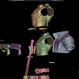 blender_F2k9AFoMAf.png Blade, Eric Cross Brooks, Wesley SNipes Default Costume Marvel Rivals Full armor, weapon and props Cosplay Kit , kitbash