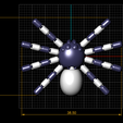 dimension.png Flexi Spider Figure