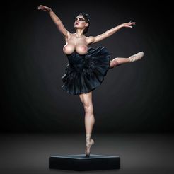 main_NSFW.jpg Archivo OBJ Cisne Negro NSFW・Modelo para descargar y imprimir en 3D