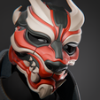 003-cult.png Dragon Kirin Mask - 3D Printable Model