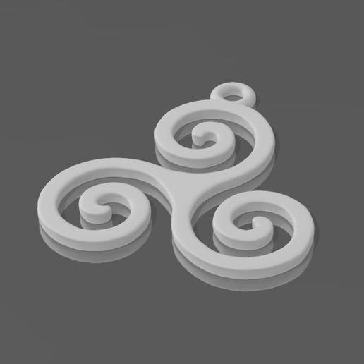 NORDIC SYMBOL PENDANT 3D model