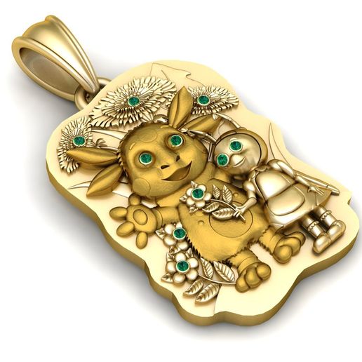 Luxury Gold Letter X Heart Pendant with Blue Stone Accents