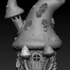 01.png Fichier STL Maison de fées・Plan imprimable en 3D à télécharger
