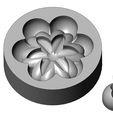 Mold-Lotus-leaf-Florentine-rosette-02.jpg Mold Lotus flower Florentine rosette onlay relief 3D print model