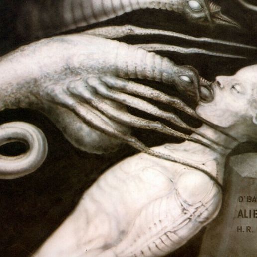 GigerFaceHugger.jpg Оригинальный концепт Facehugger от Х.Р. Гигера