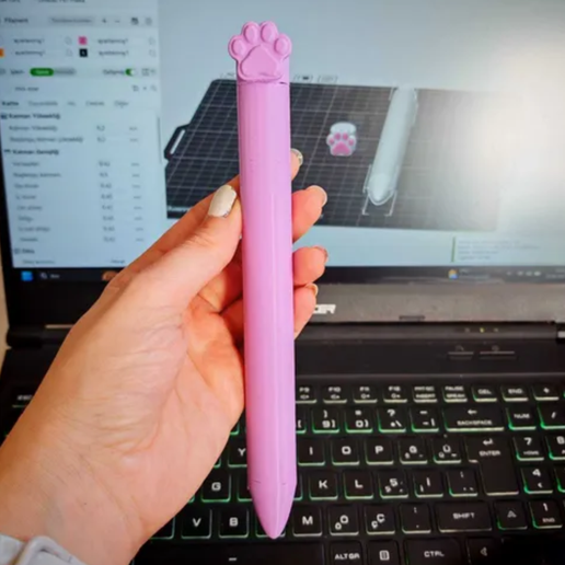 🍎 Apple Pencil Case with Interchangeable Caps –3D Print STL