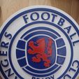 rangers.jpg Glasgow Rangers Football Club 22cm Wall Plaque