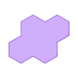 Piece 13.stl Hexagon Board Puzzle - Jogo de tabuleiro de encaixe de formas para crianças