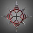 EternalFlamesPrint_frame_0000.jpg Kingdom Hearts Axel Eternal Flames Chakrams for Cosplay