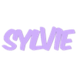 DIFFUSEUR BLANC.stl Luminous First Name SYLVIE