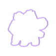 002_Ivysaur_Cutter_Outer.stl Ivysaur Cookie Cutter