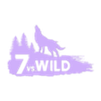 7vsWild-Logo-Block.stl 7 vs Wild Survival Logo