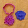 20220608_145409.jpg set 23 paw patrol cookie cutters: different sizes, cutters in 1 and 2 pieces.