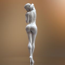 9cloth-c.jpg Archivo STL Mujer bailarina・Diseño para descargar y imprimir en 3D