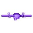 narrow_axle.stl Four link suspension with 9-inch Rear end for model kit / Custom diecast