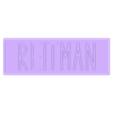 Reitman.stl Ghostbusters Ivan Reitman Nametag Keychain