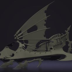 Screenshot_134.jpg 3D file Space elves and dark raiders tantal spaceship boat・3D print design to download