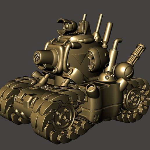 Metal Slug SV001 Tank - Remix 3D model