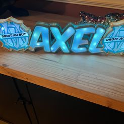 First name LED TO ASSEMBLE Axel OM